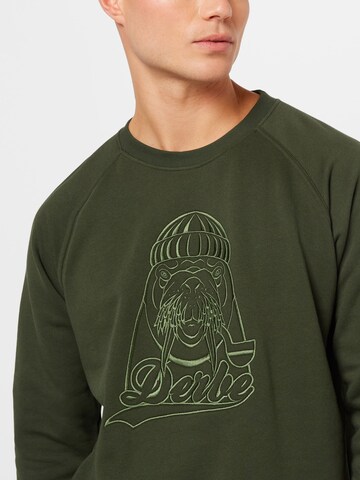 Sweat-shirt Derbe en vert