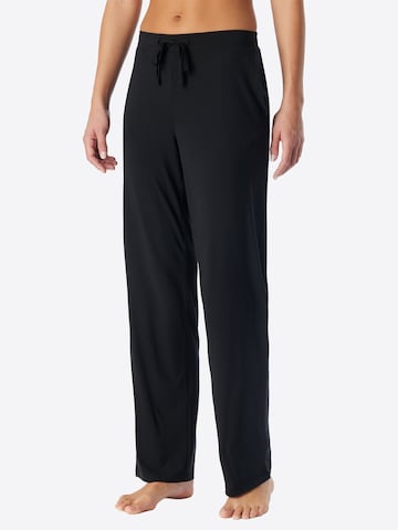 Pantalon de pyjama ' Mix Relax ' SCHIESSER en noir : devant