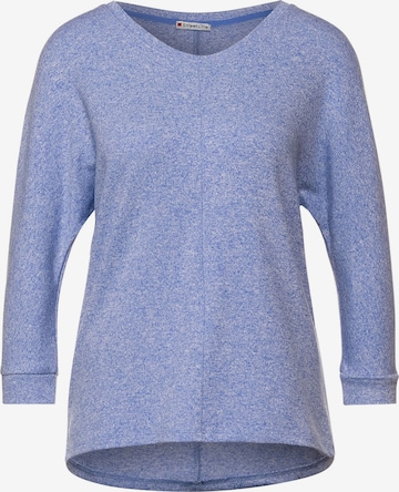 STREET ONE Shirt in Blauw: voorkant