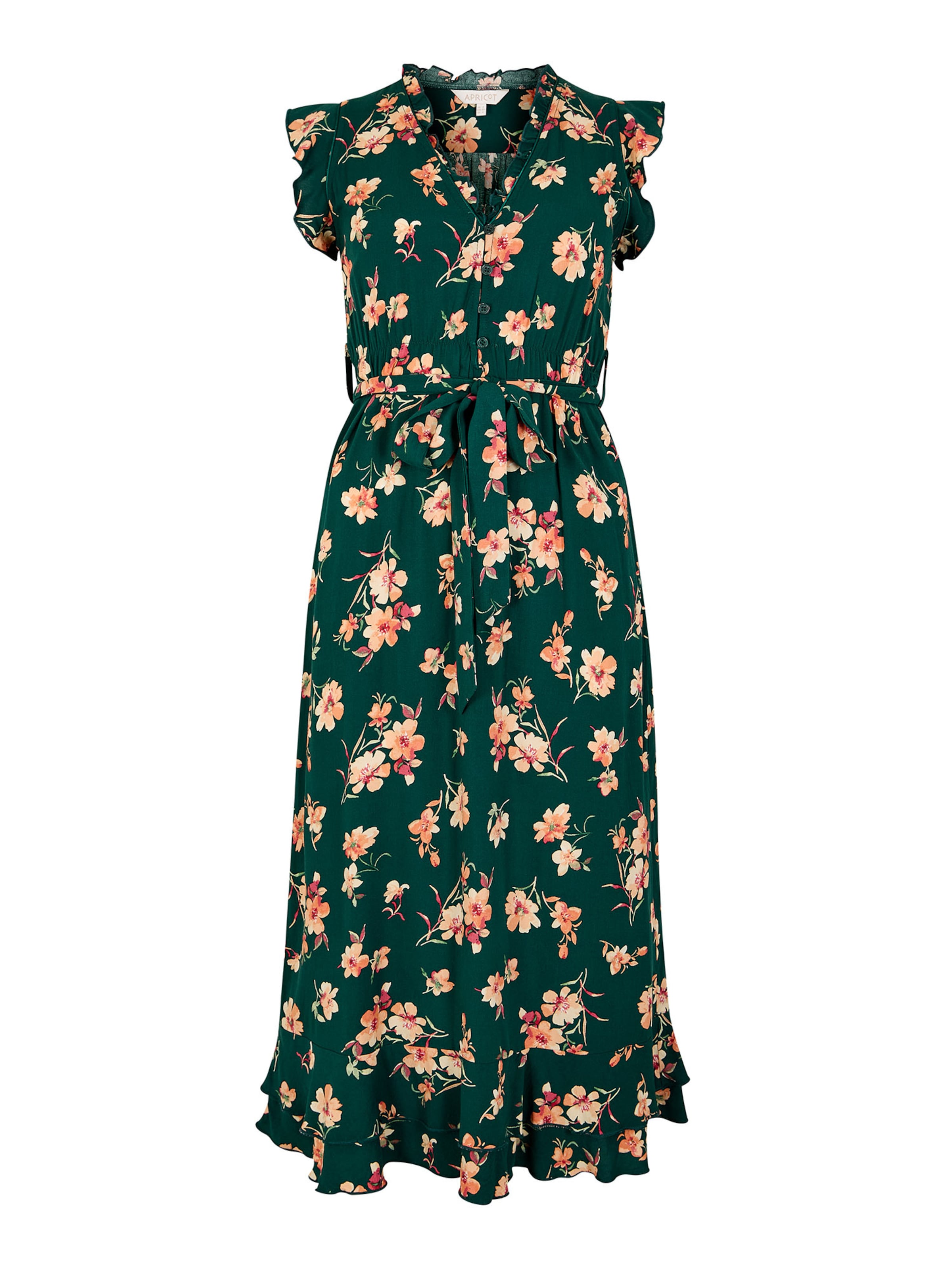 Apricot Dress ' ' in Green: front