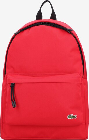 LACOSTE Rucksack in Rot: front