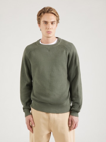 TRAPP Sweater in Green: front