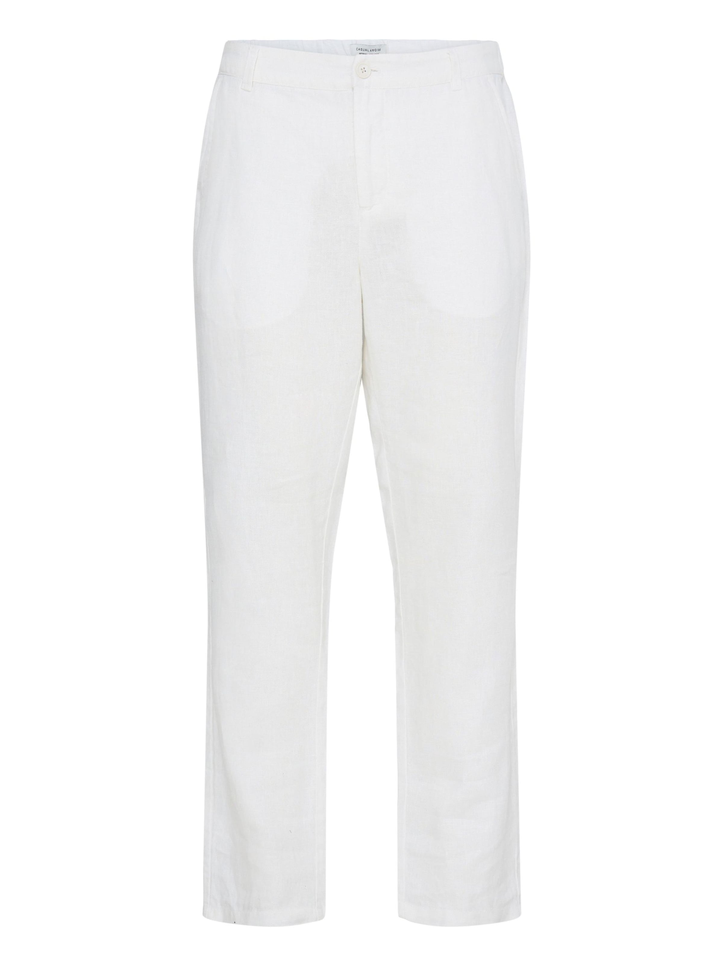 Casual Friday Regular Chino trousers 'CFPandrup' in White: front