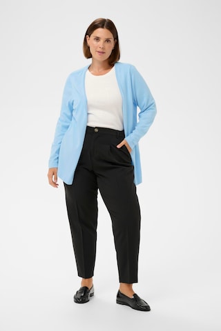 KAFFE CURVE Gebreid vest 'KCFarsia' in Blauw