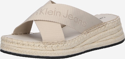 Calvin Klein Jeans Pantoletter i beige, Produktvisning