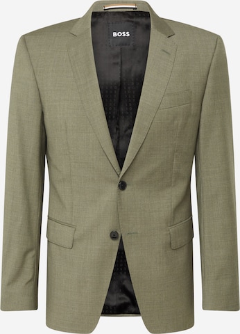 BOSS Black Slim fit Suit Jacket 'H-Huge' in Green: front