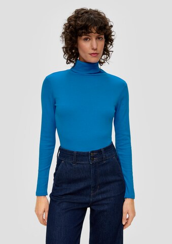 s.Oliver Shirt in Blauw: voorkant