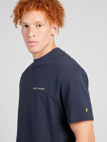 Lyle & Scott Tričko – modrá