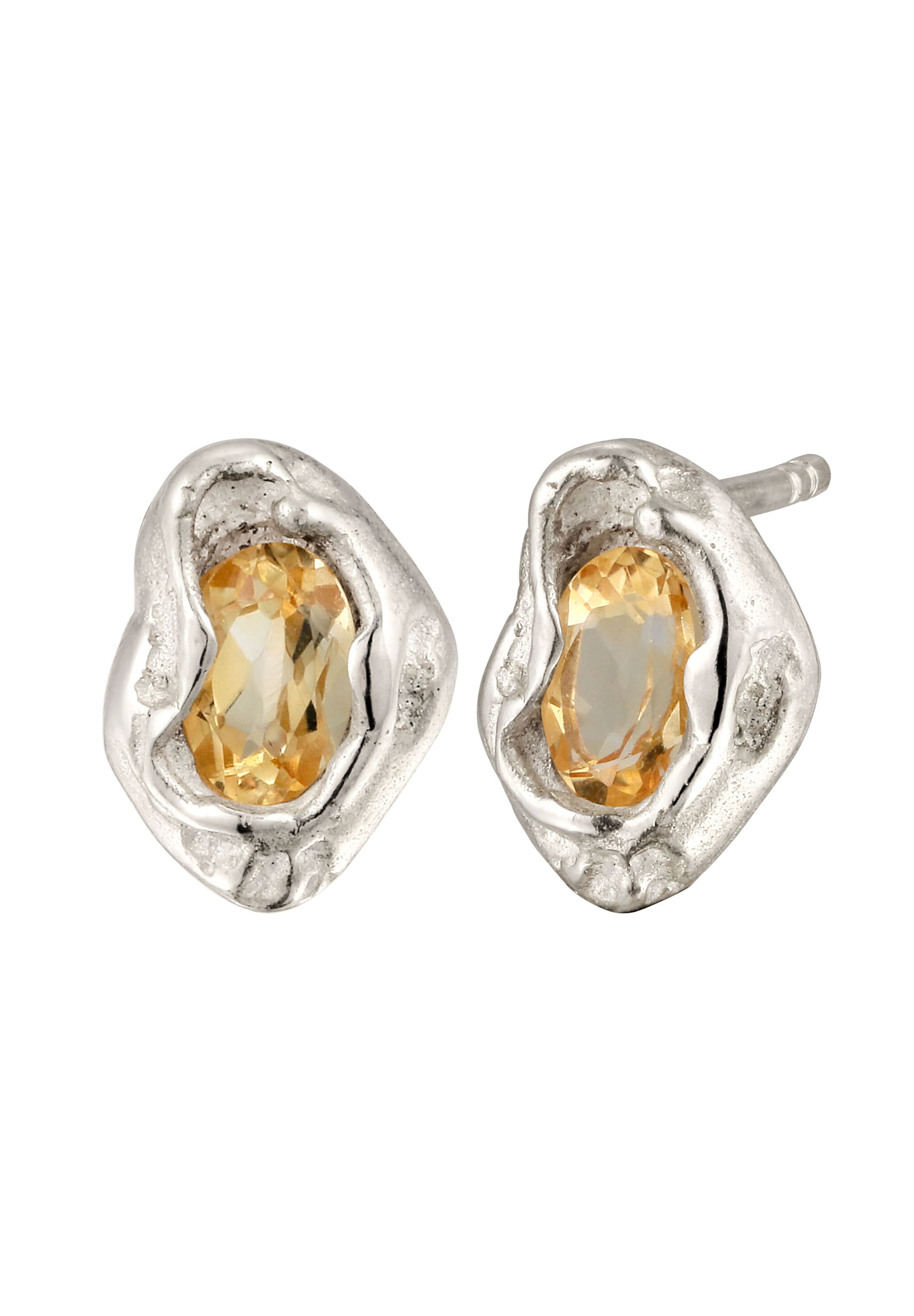 ELLI - Pendientes en plata: frente