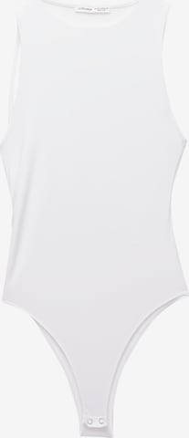 Body Pull&Bear en blanc : devant