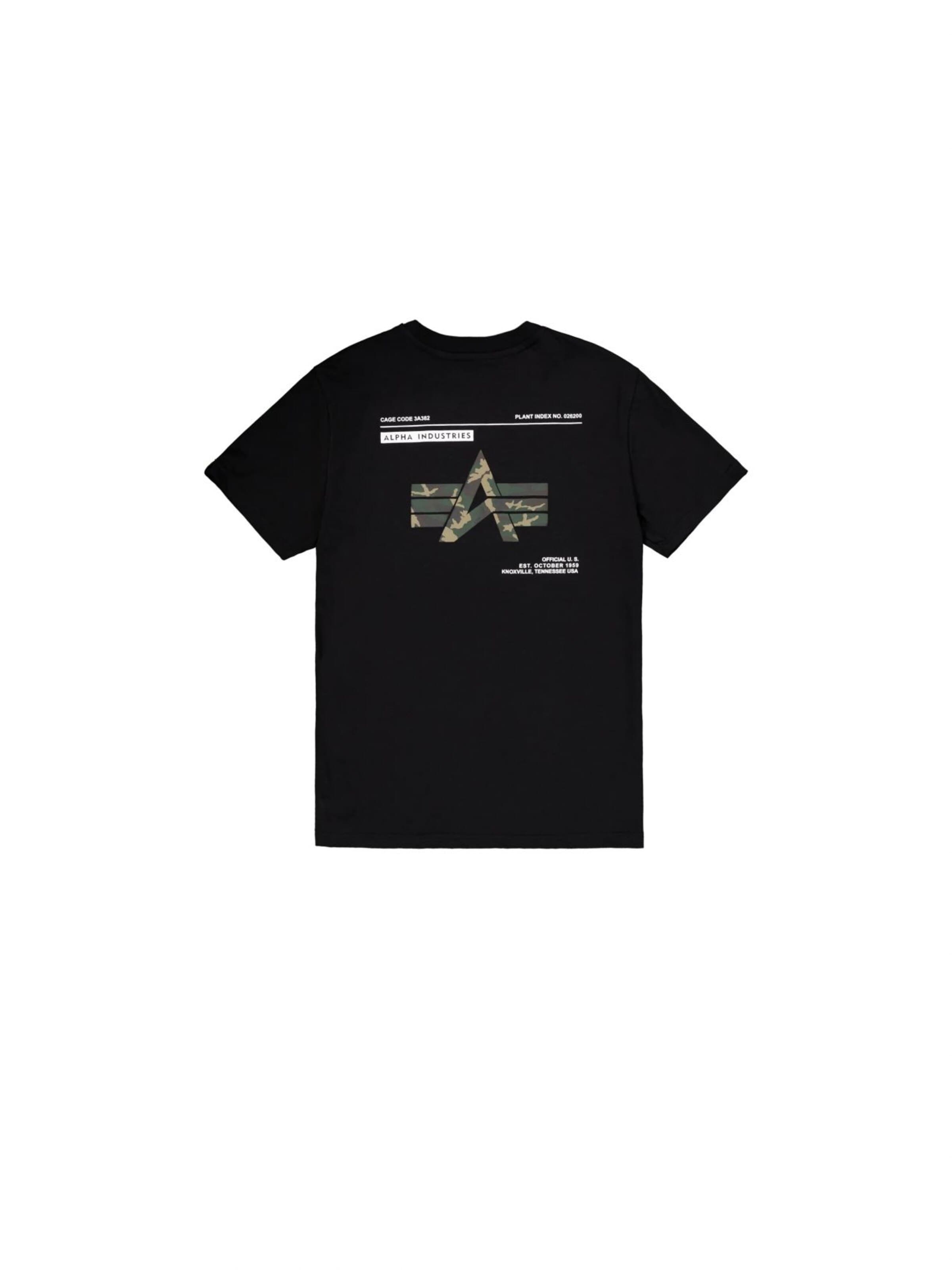 ALPHA INDUSTRIES - Camiseta en negro
