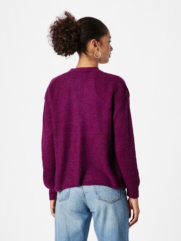 MORE & MORE Knit cardigan in Purple