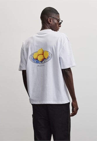 Pegador Shirt 'Skive' in Wit: voorkant