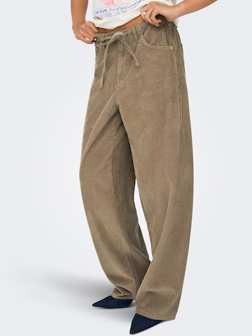 Loosefit Pantaloni 'ONLTORY-SITA' di ONLY in grigio: frontale