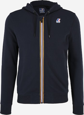 K-Way Sweat jacket 'ARNEL' in Blue: front