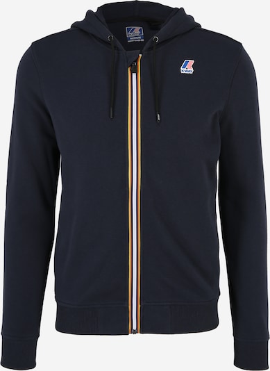 K-Way Sweat jacket 'ARNEL' in Blue / Dark blue / Yellow / Orange, Item view