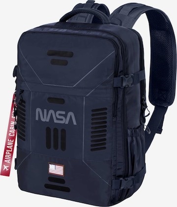NASA Backpack 'Nasa' in Blue: front