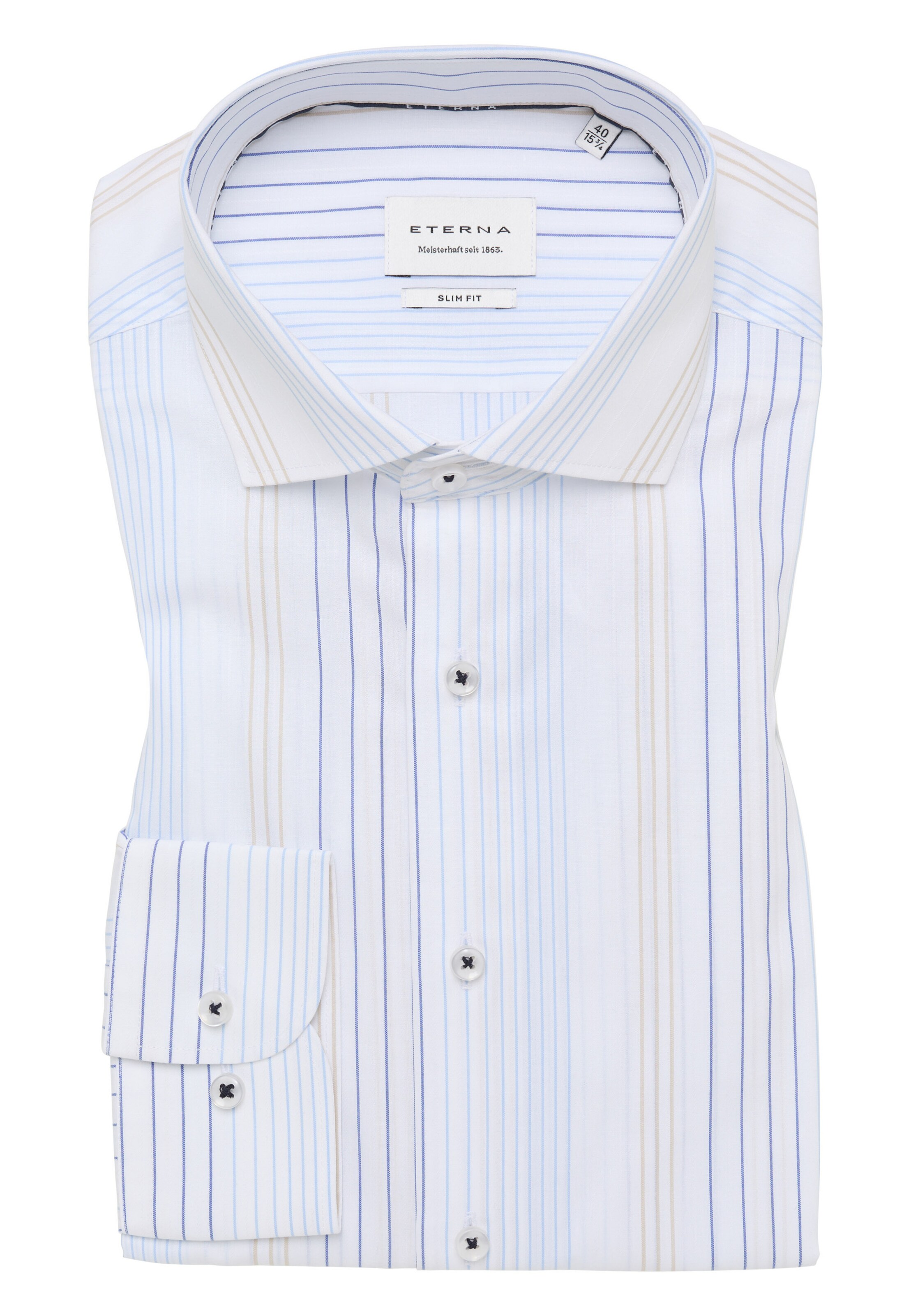 ETERNA Slim fit Business shirt in White