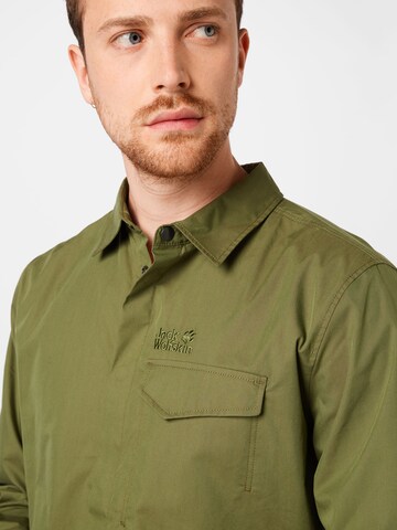 JACK WOLFSKIN - Ajuste regular Camisa funcional 'Lakeside' en verde