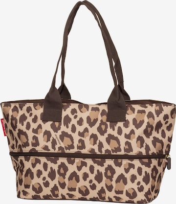 REISENTHEL Shopper in Brown: front