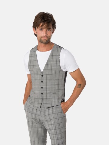 BENVENUTO Anzugweste 'UMBERTO' in Grau: Vorderseite