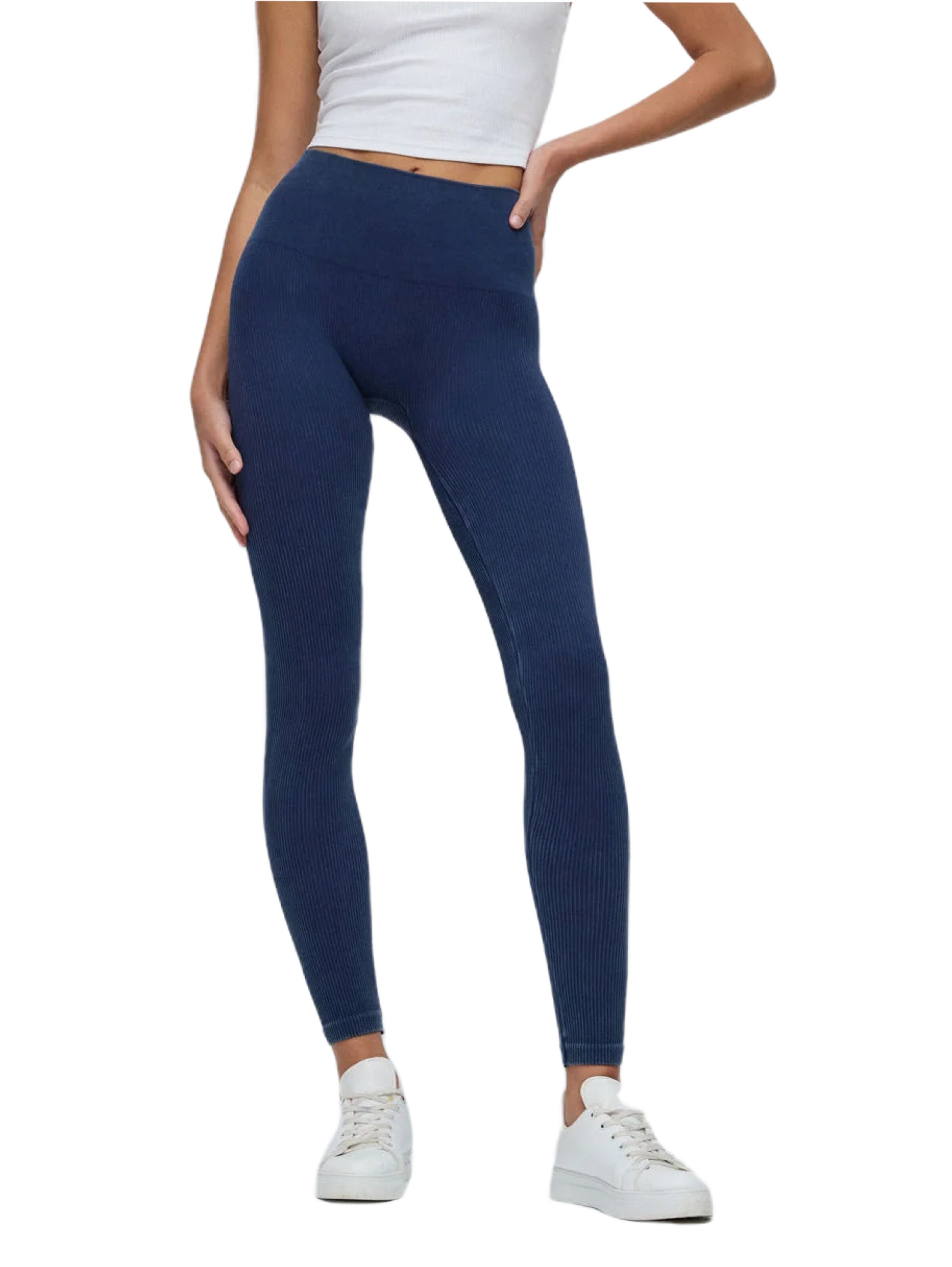 No Matter What Skinny Leggings in Blue: front