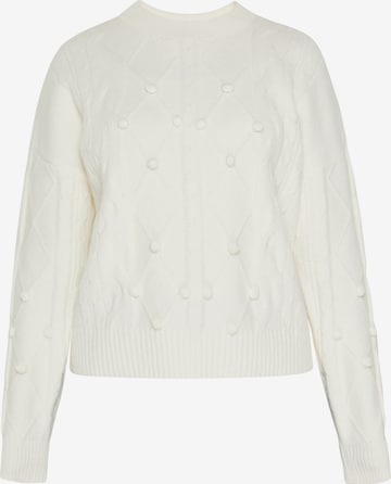 usha FESTIVAL Пуловер 'Festival' в бяло: отпред