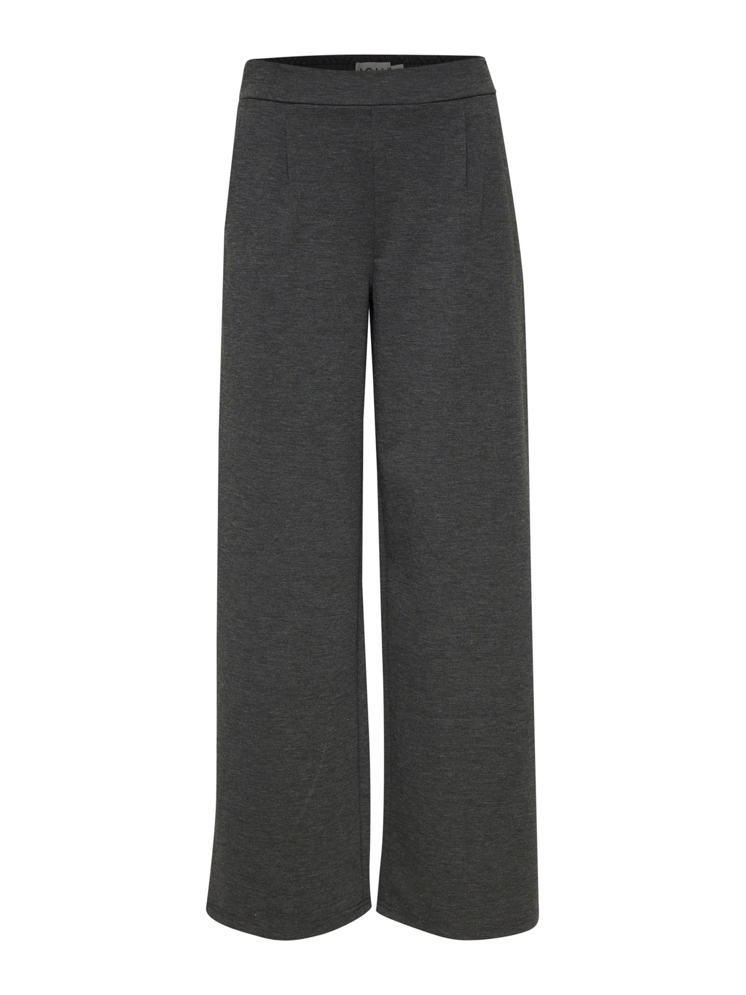 Wide leg Pantaloni con pieghe 'IHKate' di ICHI in grigio: frontale