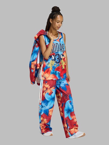 ADIDAS SPORTSWEAR Loosefit Παντελόνι φόρμας 'Adidas x Farm Rio House Of Tiro' σε μπλε