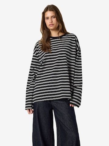Sweat-shirt 'NMEmber' Noisy may en noir : devant