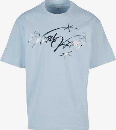 Marškinėliai 'Authentic Star' iš Karl Kani, spalva – šviesiai mėlyna / sidabrinė, Prekių apžvalga