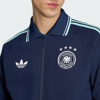 ADIDAS PERFORMANCE Sports sweat jacket 'Germany Away Anthem' in Navy / Mint / White, Item view