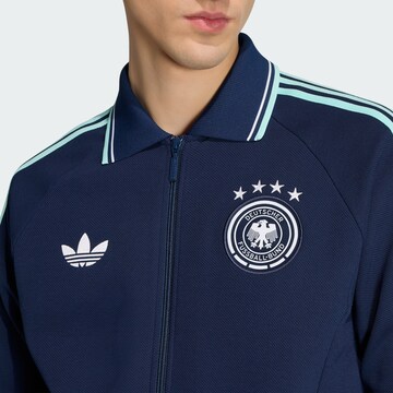 ADIDAS PERFORMANCE - Sudadera con cremallera deportiva 'Germany Away Anthem' en azul