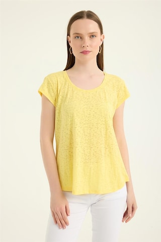 HOME STORE T-Shirt in Gelb: Vorderseite