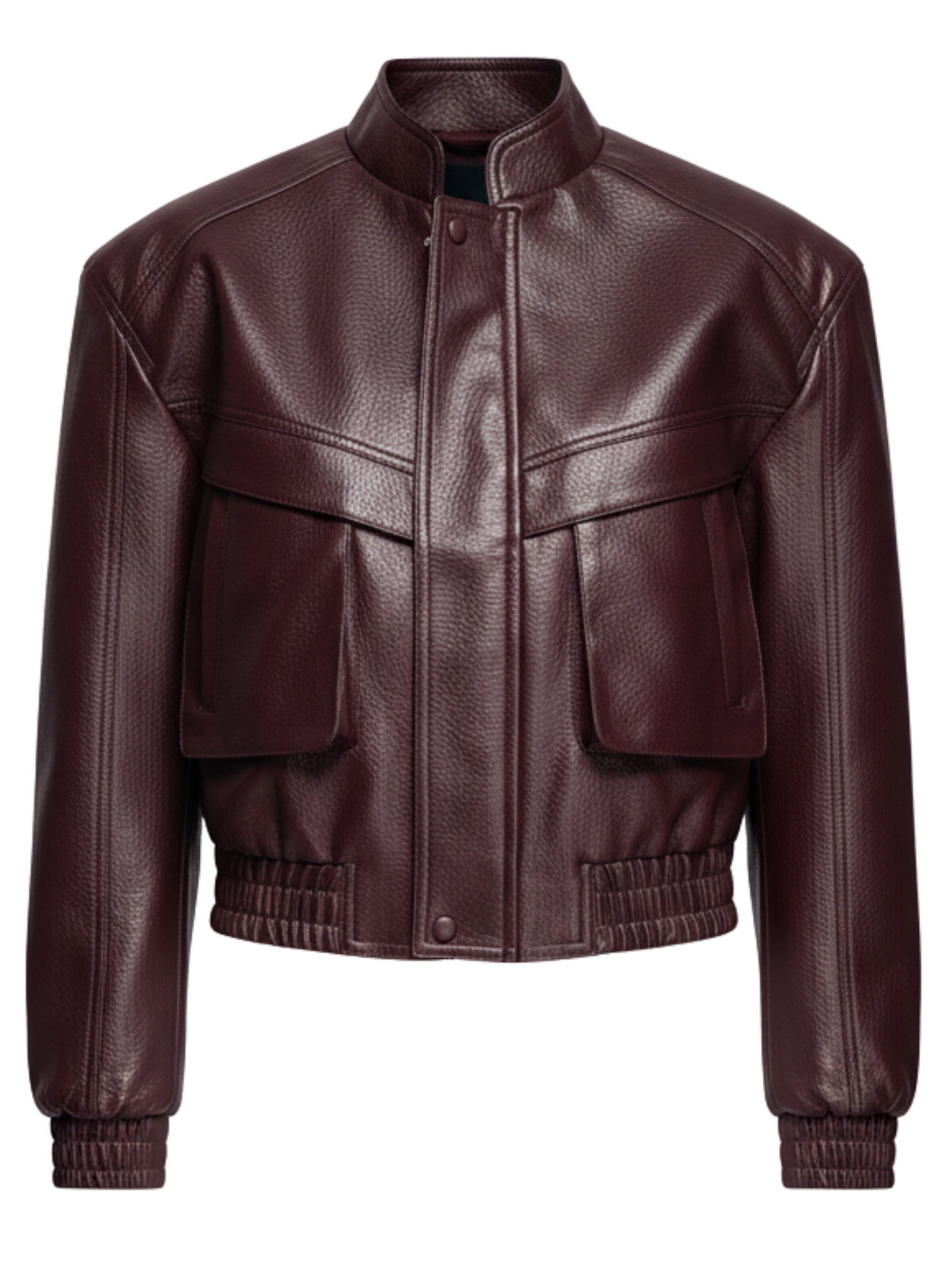 Ombre Jacke in Rot: Vorderseite