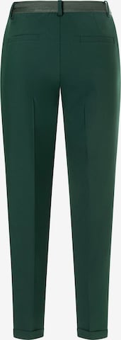 MORE & MORE Regular Pleated Pants 'Hedy' in Green