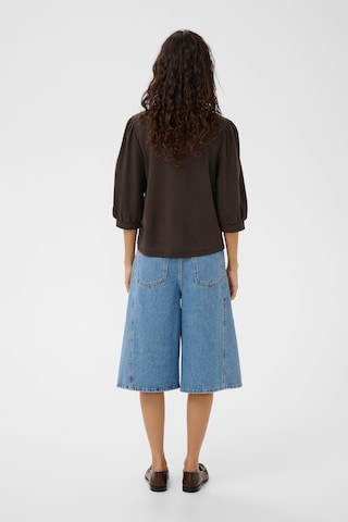 Sweat-shirt 'SLIeste' SOAKED IN LUXURY en marron