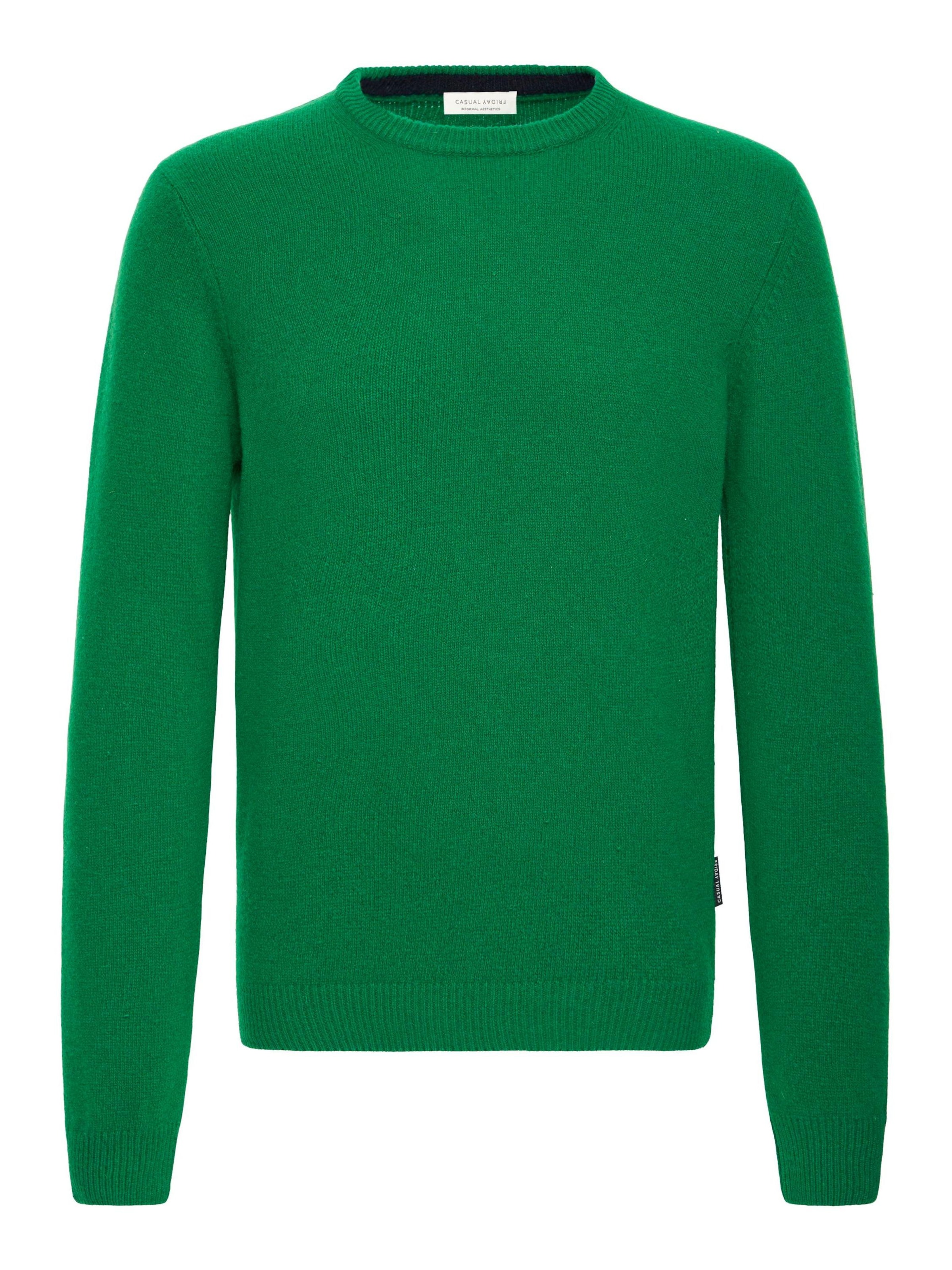 Casual Friday - Jersey ' CFKarl ' en verde: frente