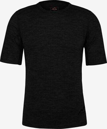 normani Functioneel shirt 'Darwin' in Zwart: voorkant