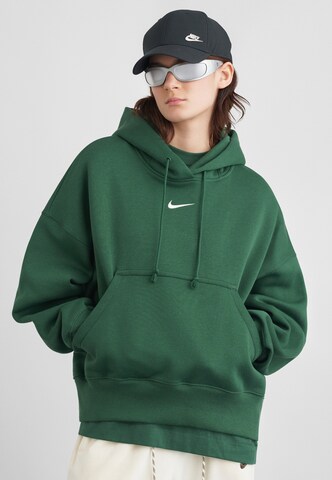 Nike Sportswear Sweatshirt 'PHNX FLC' i grön: framsida