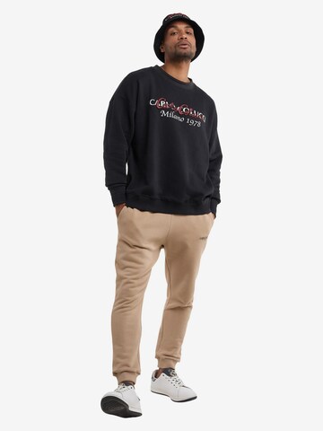 Carlo Colucci Sweatshirt ' De Tomas ' in Schwarz