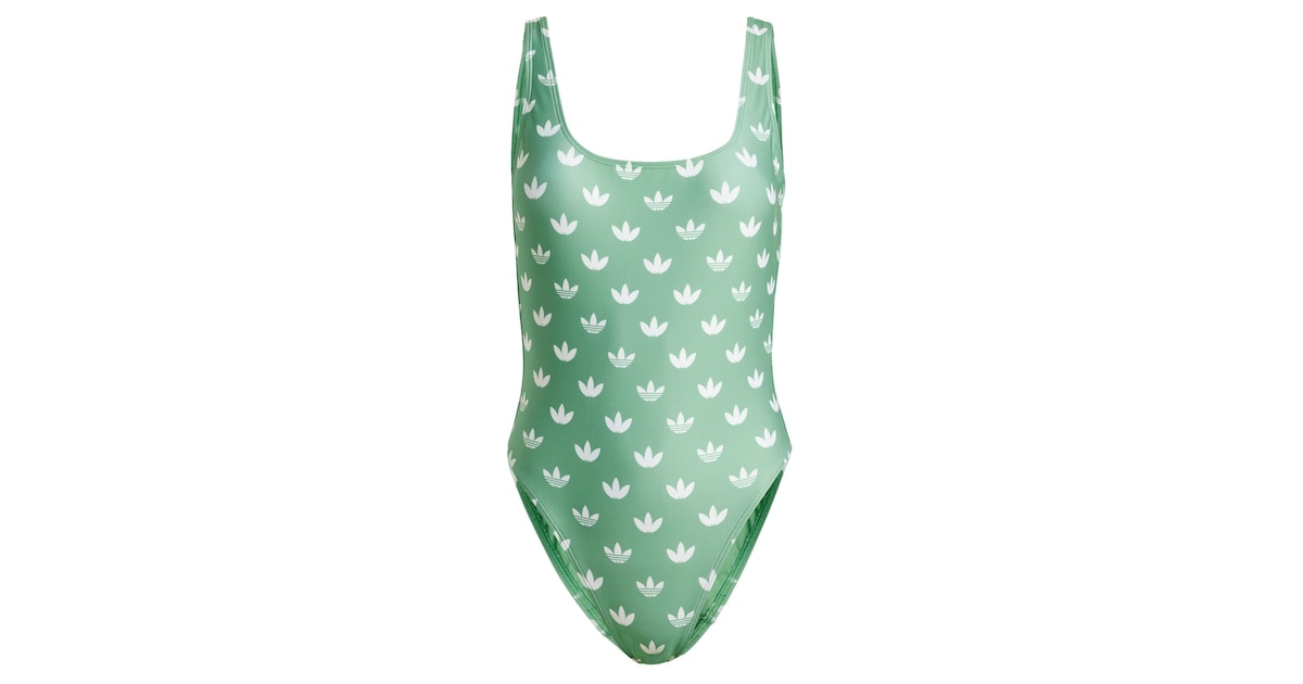 ADIDAS ORIGINALS Bustier Badeanzug Monogram In Gr n ABOUT YOU adidas-originals-bustier-badeanzug-monogram-in-gr-n-about-you