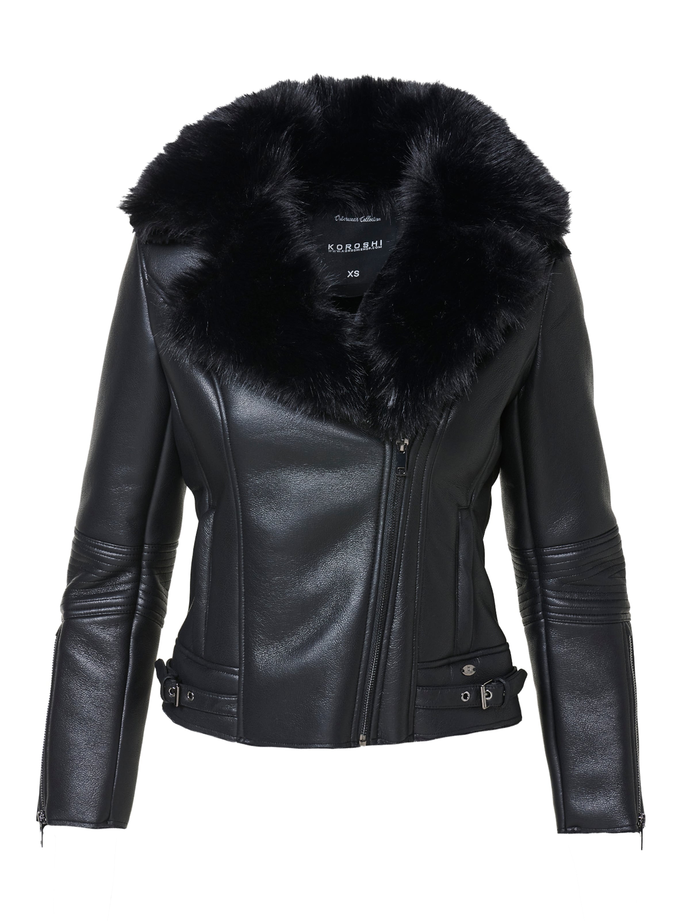 KOROSHI Зимняя куртка в Черный: спереди