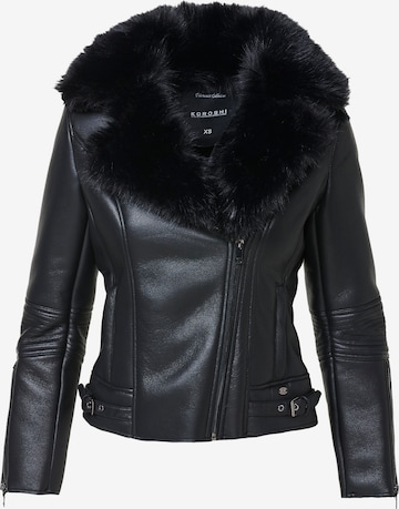 melns KOROSHI Ziemas jaka: no priekšpuses