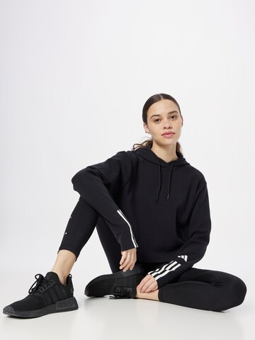 ADIDAS PERFORMANCE Спортен суитшърт с качулка 'Essentials' в черно