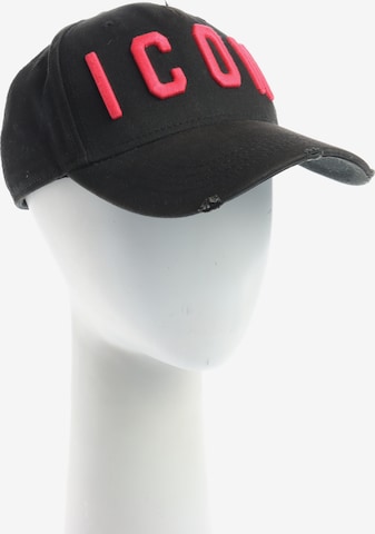 DSQUARED2 Mütze XS-XXL in Schwarz: Vorderseite