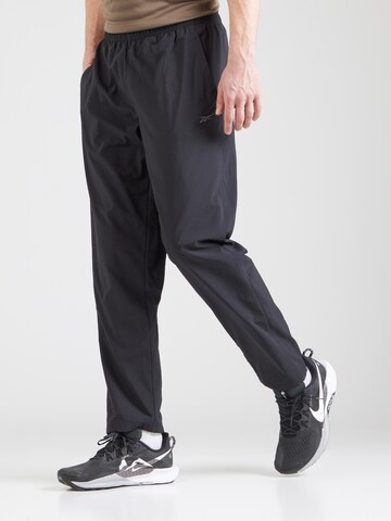 ReebokTapered Sportske hlače - crna boja: prednji dio