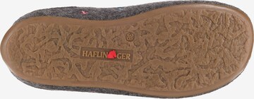 HAFLINGER Pantoffeln 'Farfalline' in Grau