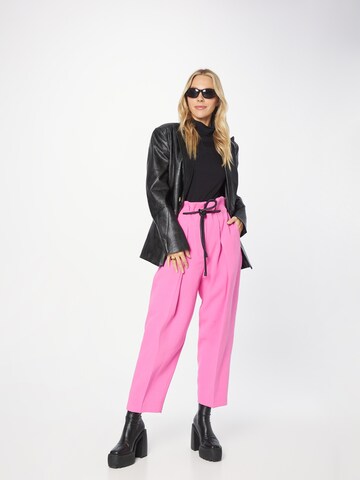 3.1 Phillip Lim Regular Bandplooibroek 'ORIGAMI' in Roze