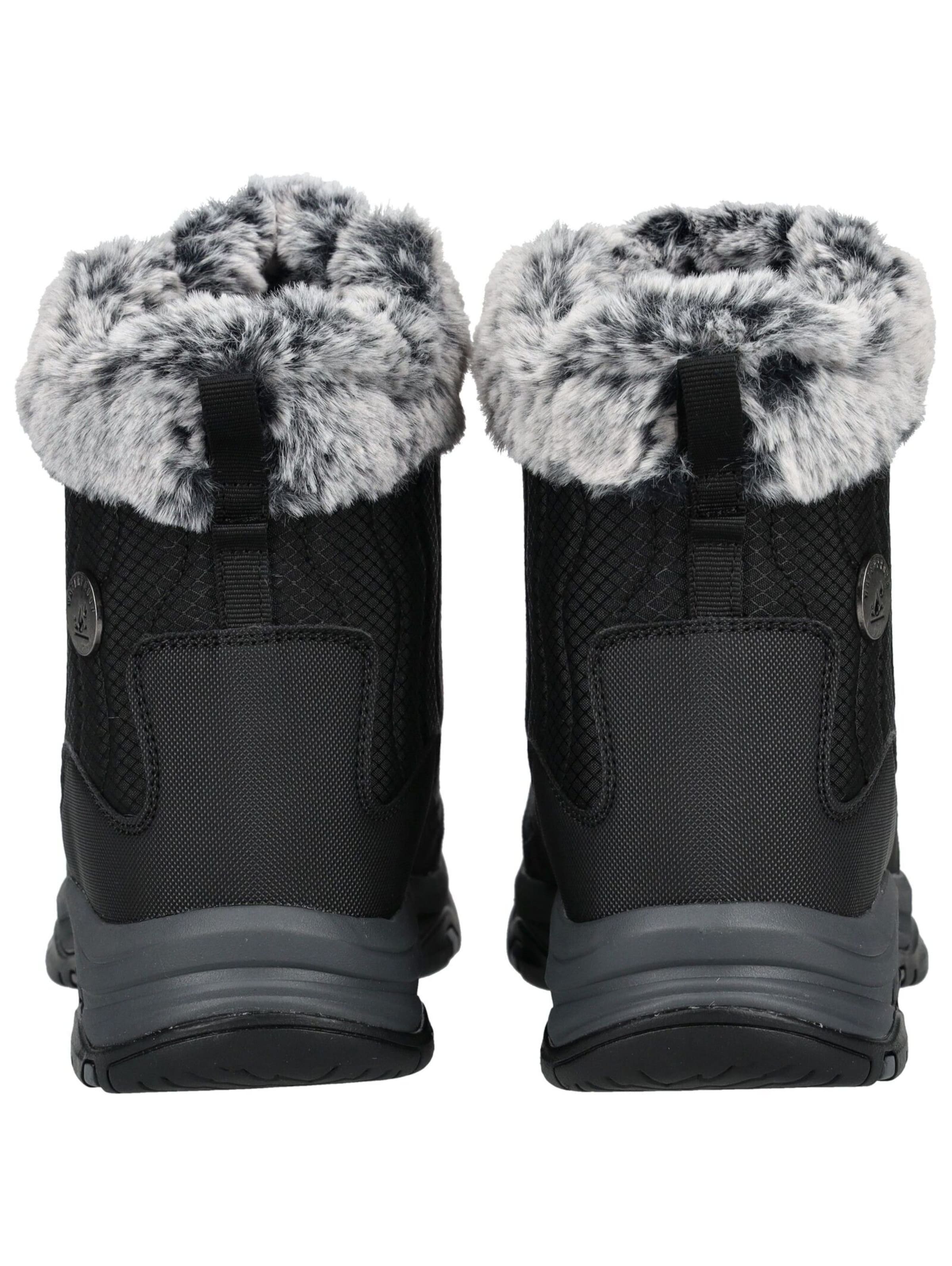 SKECHERS Lace-Up Ankle Boots in Black